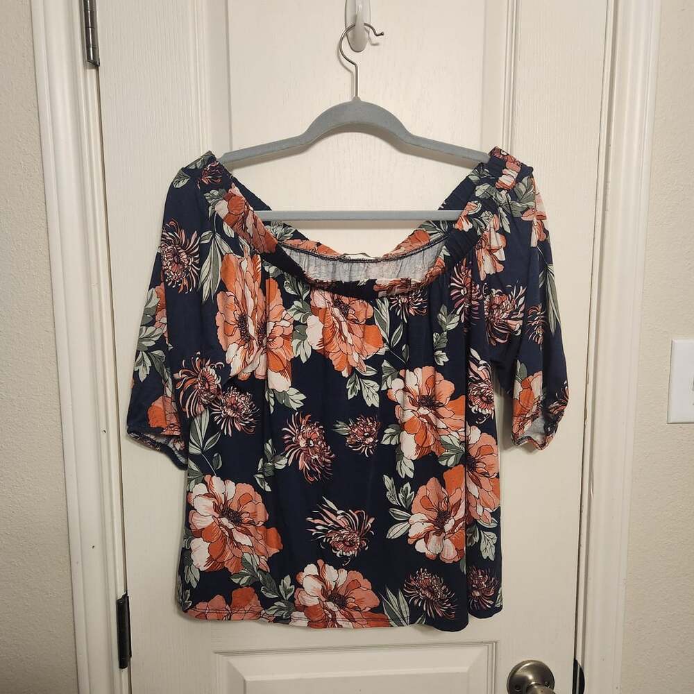 Floral Off The Shoulder Blouse